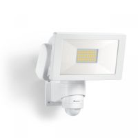 Naświetlacz z czujnikiem Steinel LS 300 S LED PIR 29,5W 4000K 2704lm IP44 IK03 230V biały / aluminiu | ST067588 Lange Łukaszuk