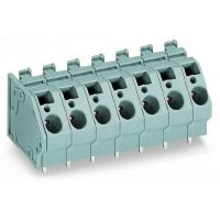 Złączka do płytek drukowanych 6mm2 RM 10mm22-bieg., szara | 745-352 Wago