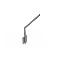 Wysięgnik lampowy stały Fi-48,3 1200mm 120st | 94502102 Elko-Bis