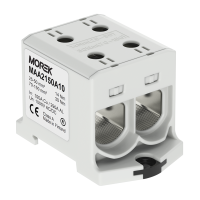 Zacisk uniwersalny, złączka OTL150-2 szara 2xAl/Cu 25-150mm2 1000V, MAA2150A10 | MAA2150A10 Morek