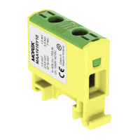 Zacisk uniwersalny, złączka OTL16 żółto-zielona, 1xAl/Cu 1,5-16mm2 1000V, MAA1016Y10 | MAA1016Y10 Morek