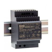 Zasilacz impulsowy 54W 12VDC 4,5A | HDR-60-12 Meanwell