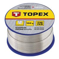 Cyna z topnikiem 1.5mm/100g.SW26 LC60 | 44E524 TOPEX