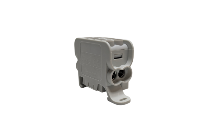 Blok dystrybucyjny ,rozdzielczy HLAK 25 1P 2xAl/Cu 25mm&sup2;+16mm&sup2; 1000VAC/1500VDC  szary  | MAG1251A00 Morek