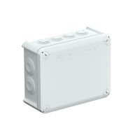 Puszka odgałęźna, duże wejście 190x150x77, PP/GF, jasnoszary, 7035 T 160 M32 | 2007097 Obo Bettermann