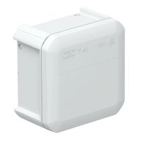 Puszka odgałęźna bez otworu wprowadzającego 90x90x52, PP, jasnoszary, 7035 T 40 OE | 2007223 Obo Bettermann