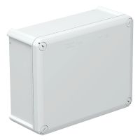 Skrzynka rozgałęźna kablowa bez otworu wprowadzającego 240x190x95, PP/GF, jasnoszary, 7035 T 250 OE | 2007287 Obo Bettermann