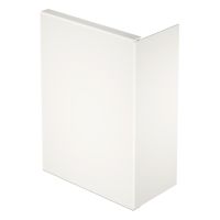 Końcówka 80x210mm, PVC, czysta biel, 9010 WDK HE80210RW | 6193391 Obo Bettermann