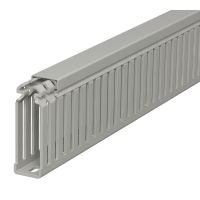 Kanał grzebieniowy 75x25, PVC, szary kamienny, 7030 LKV 75025 (2m) | 6178320 Obo Bettermann