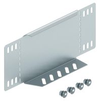 Kątownik redukcyjny/końcówka do korytka kablowego 110x300, St, FS RWEB 130 FS | 7111304 Obo Bettermann