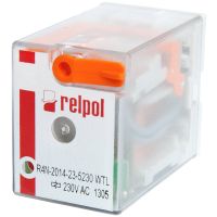 Przekaźnik elektromagnetyczny, przemysłowy 6A 230VAC IP40, R4N-2014-23-5230-WTL | 860414 Relpol