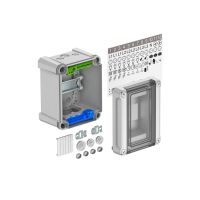 Rozdzielnica 3 modułowa 155x190x130, PC, jasnoszary, 7035 SDB 03 PC | 2008840 Obo Bettermann