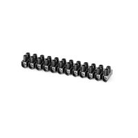 Listwa zaciskowa gwintowa termoplast. 4 mm2, 12 torów LTA12-4.0 czarna | 22310217 Simet