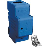 Modułowy blok rozdzielczy 1-biegunowy 500V 125A ELP-LBR160A/13n niebieski | 84321003 Simet