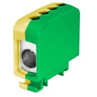 Złączka szynowa gwintowa AL/CU ZGG1x70/2x35z-g żółto-zielony | 84701009 Simet
