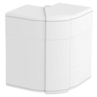 Naroże zewnętrzne ruchome 110x88x88, PC/ABS, czysta biel, 9010 GK-AH53100RW | 6113050 Obo Bettermann