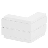 Naroże zewnętrzne stałe 190x190x130, PC/ABS, czysta biel, 9010 GK-AS53130RW | 6113220 Obo Bettermann