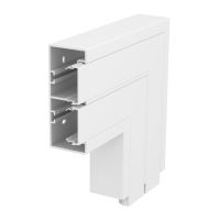 Naroże płaskie stałe 200x200x130, PC/ABS, czysta biel, 9010 GK-FS53130RW | 6113260 Obo Bettermann