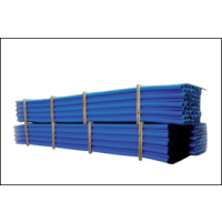 Rura sztywna karbowana dwuwarstwowa w odcinkach RODO 160/134 450N HDPE, niebieska (6m/33szt) DVK | 10615 TT Plast