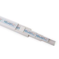 Kanał, listwa elektroinstalacyjna PVC KK 16x10 samogasnący, biały (2m/40szt) | 10257 TT Plast