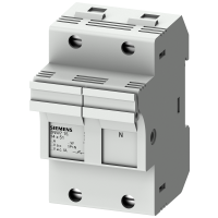 Uchwyt do bezpieczników cylindrycznych, 14x51 mm, 1P+N, In: 50 A, Un AC: 690 V, SENTRON | 3NW7151 Siemens