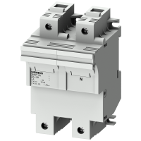 Uchwyt do bezpieczników cylindrycznych, 22x58 mm, 1P+N, In: 100 A, Un AC: 690 V, SENTRON | 3NW7251 Siemens