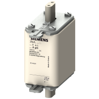 Wkładka bezpiecznika niskonapięciowego wielkiej mocy, NH00, In: 100 A, gG, Un AC: 500 V, Un DC: 250V | 3NA3830-7 Siemens