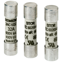 Wkładka bezpiecznika cylindrycznego SITOR, 22x58 mm, 63 A, gR, Un AC: 690 V, Un DC: 250 V | 3NC2263-0MK Siemens