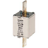 Wkładka topikowa z zestykami nożowymi, NH2, In: 350 A, gS, Un AC: 690 V, SITOR | 3NE1331-0 Siemens