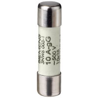 Wkładka bezpiecznika cylindrycznego, 10x38 mm, 1 A, gG, Un AC: 500 V, SENTRON | 3NW6011-1 Siemens