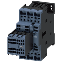 Stycznik AC-3e, 25 A/11 kW/400V, 3-biegunowy, AC 110V/50Hz, 2NO+2NC, przyłącze sprężynowe | 3RT2026-2AF04 Siemens