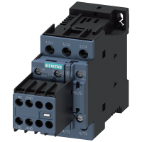 Stycznik AC-3, 38 A/18,5 kW/400V, 3-biegunowy, DC 24V, 2NO+2NC, przyłącze śrubowe | 3RT2028-1BB44 Siemens
