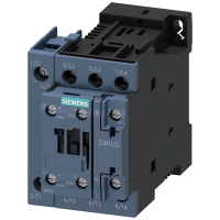 Stycznik AC-1, 40 A/400 V/40 °C, S0, 4-bieg., DC 24V, 1NO+1NC | 3RT2326-1BB40 Siemens