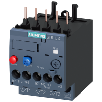 Przekaźnik przeciążeniowy 0,90-1,25A ochrona silnika S00, Class 10, montaż na styczniku | 3RU2116-0KB0 Siemens