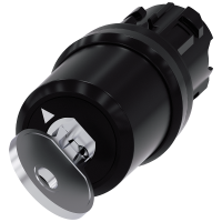 Przełącznik kluczykowy Siemens, C, 22mm, okrągły, tworzywo sztuczne, wyciąganie klucza O+I | 3SU1000-5BF11-0AA0 Siemens