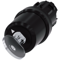 Przełącznik kluczykowy Siemens, B, 22 mm, okrągły, tworzywo sztuczne, wyciąganie klucza O+I | 3SU1000-5TF11-0AA0 Siemens