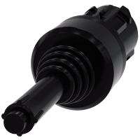 Wyłącznik współrzędnościowy, 22 mm, okrągły, tworzywo sztuczne, czarny, 4 położenia, bez samopowrotu | 3SU1000-7BE10-0AA0 Siemens