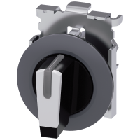 Przełącznik obrotowy 3SU1, 30mm, I-O-II, bez samopowrotu, okrągły, podświetlany, biały, SIRIUS ACT | 3SU1062-2DL60-0AA0 Siemens
