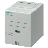 Moduł wtykowy TYP 1, L-N klasa B, 350V, 1-biegunowy.,dla ochronnika 5SD741 | 5SD7418-1 Siemens