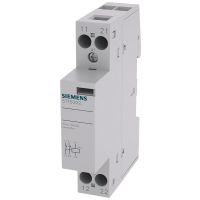 Stycznik instalacyjny z 2 zestykami rozwiernymi, zestyk na AC 230 V, 400 V 20 A sterowanie AC/DC 24V | 5TT5002-2 Siemens
