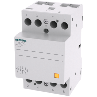 Stycznik instalacyjny z 4 zestykami zwiernymi, zestyk na AC 230 V, 400 V 63 A sterowanie AC 230 V | 5TT5050-0 Siemens