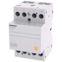 Stycznik instalacyjny z 3 zestykami zwiernymi i 1 NC, zestyk do AC 230V, 400V 63A | 5TT5851-2 Siemens