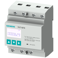 Przyrząd pomiarowy 7KT PAC1600, 3-fazowy, 80 A, szyna DIN, M-Bus, MID, SENTRON | 7KT1668 Siemens