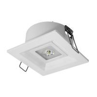 Oprawa awaryjna LOVATO P ECO LED, 1W, 120lm, optyka road, 1h, jednozadaniowa,biała | LVPR/1W/E/1/SE/AT/WH Awex