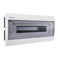Rozdzielnica p/t RP-18 Fala (N+PE) IP40 205x416x74mm, biała | 8.7 Elektro-Plast Opatówek