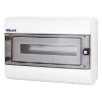 Rozdzielnica hermetyczna RHp-18/Z (z zamkiem), biała | 36.181 Elektro-Plast Opatówek