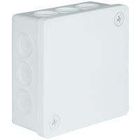Puszka hermetyczna n/t VP 023-01, 86x86x40mm IP55 12-wl 2wkr. z osł., biała | 61.131 Elektro-Plast Opatówek