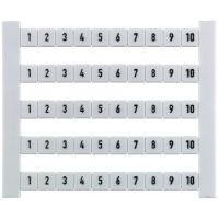 Oznacznik złączki DEK 5 FWZ 1-10 Dekafix 5x5mm biały | 0523060001 Weidmuller