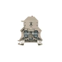 Złączka szynowa z bezpiecm ciemnobeżowa WSI 6/LD 10-36V LLC | 1119840000 Weidmuller