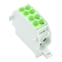 Złączka szynowa przelotowa WPD 101 2X25/2X16 GN | 1560650000 Weidmuller